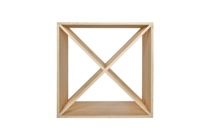 Weinregal aus nachhaltigem Holz