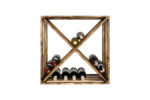 Winenest elegante Weinlagerung aus gebranntem Kiefernholz