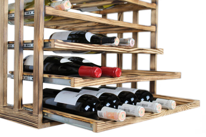 Winenest Weinkeller aus gebranntem Kiefernholz mit großer Flexibilität