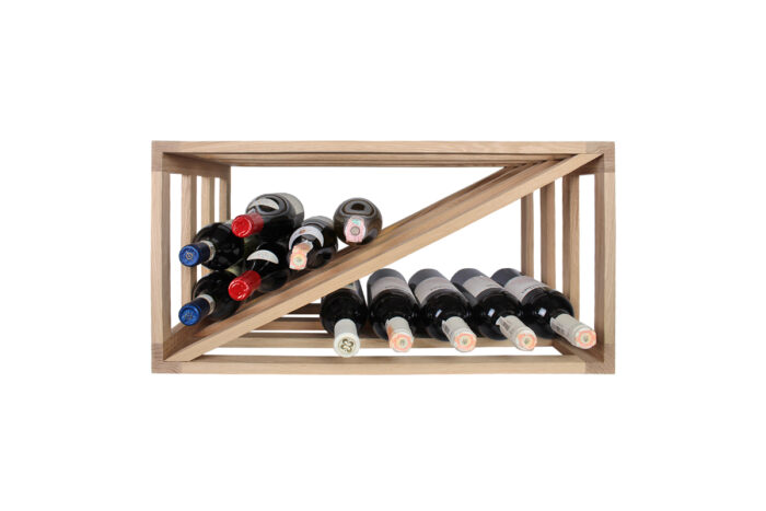 Winenest CO2-freundliches Weinregal aus Eichenholz
