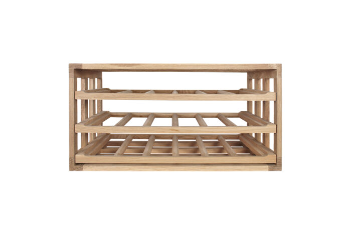 Weinregal aus nachhaltigem Holz