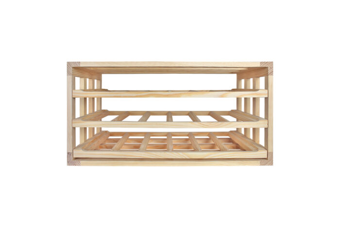 Weinregal aus nachhaltigem Holz