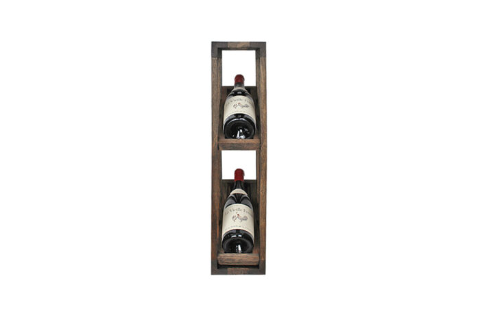 Winenest stapelbares Weinregal aus geräuchertem Eichenholz