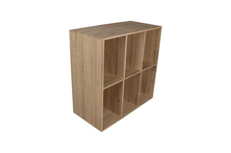 Bookshelf - Eiche (6 Fächer vertikal) - Image 2