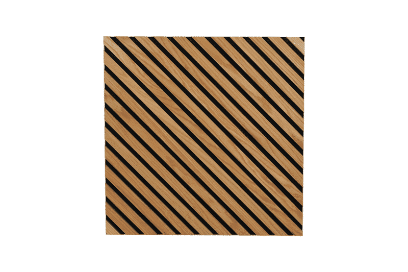 Akustikpaneele Diagonale - Eiche Öl (2400x600x20)