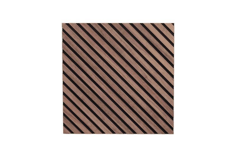 Akustikpaneele Diagonale - Walnuss (600x600x20)