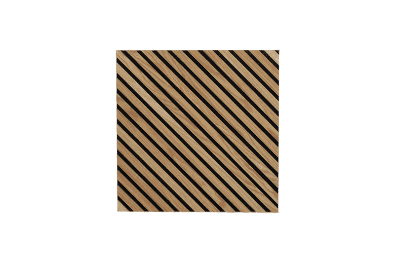Akustikpaneele Diagonale - Eiche (600x600x20)