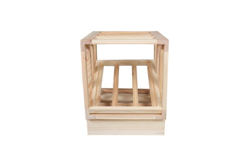 Weinregal Sockel 30cm - Kiefer - Image 3