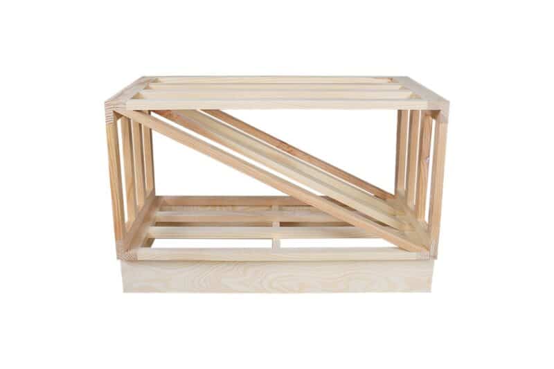 Weinregal Sockel 60cm - Kiefer - Image 3