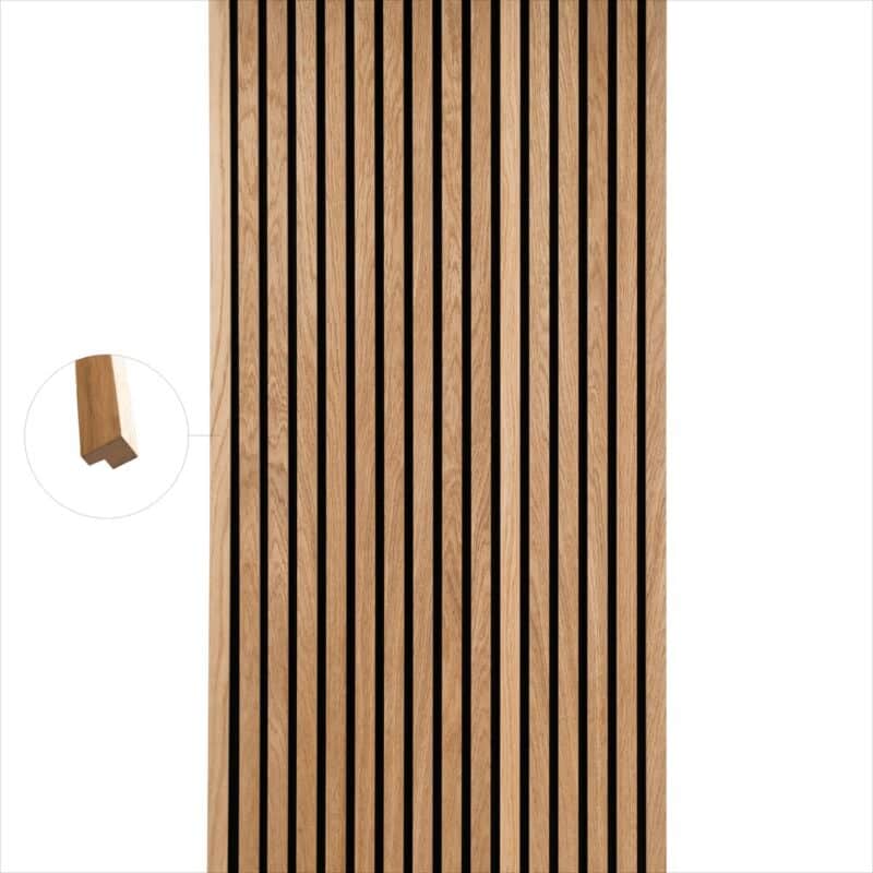 Winkel für Akustikplatte - Eiche (2400x27x20) - Image 2