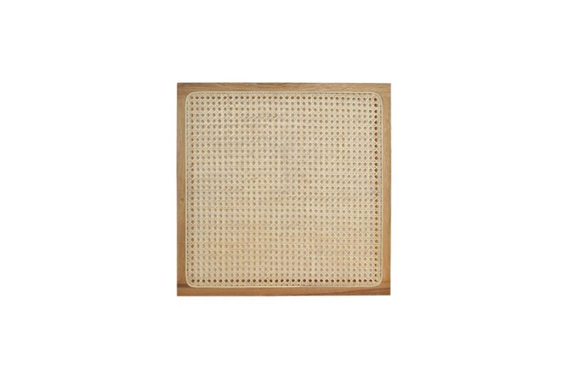 Tür - Eiche und Rattan