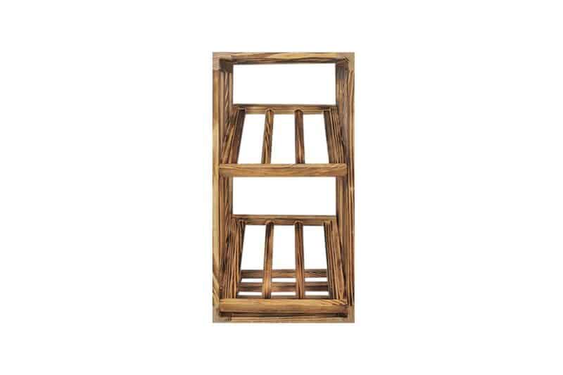Weinregal - Half Mia Vertical - Geflammtes Kiefer