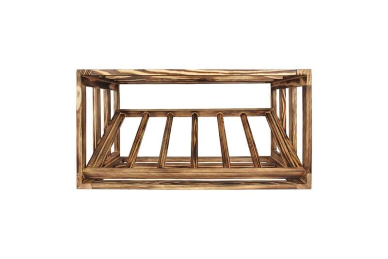 Weinregal - Half Mia Horizontal - Geflammtes Kiefer
