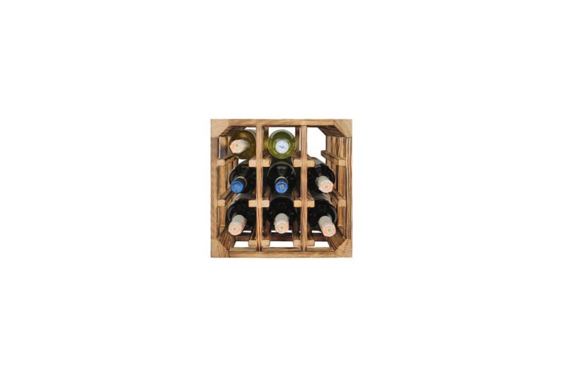 Weinregal - Jay - Geflammtes Kiefer - Image 2