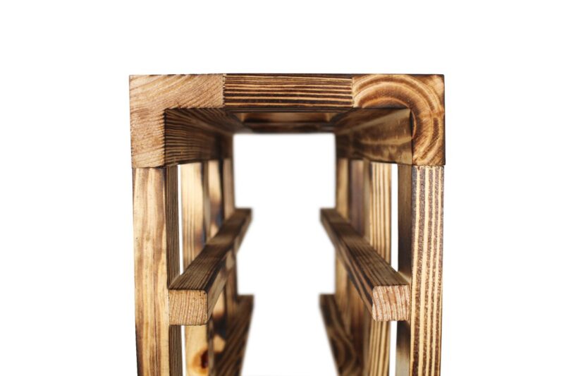 Weinregal - Max - Geflammtes Kiefer - Image 3