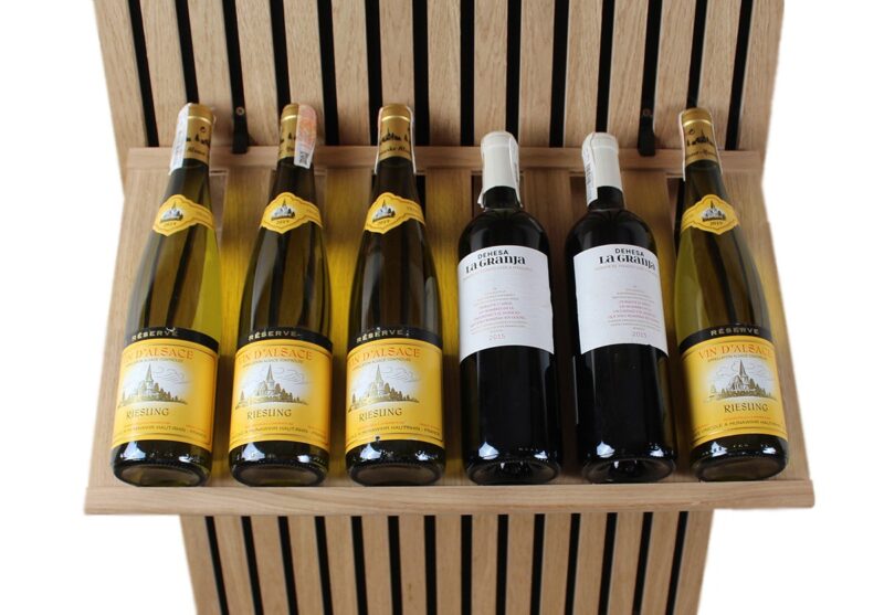Weinregal für Akustikpaneel