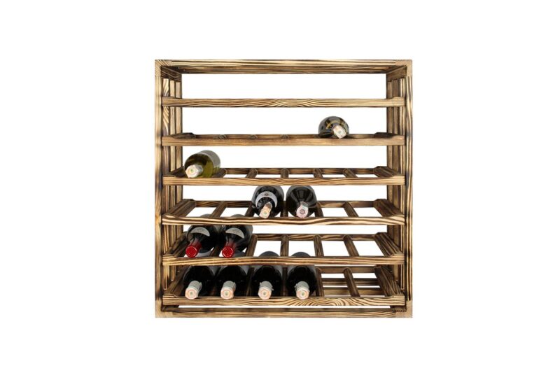Weinregal - Zoe - Geflammtes Kiefer - Image 2