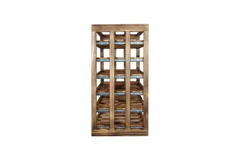 Weinregal - Zoe - Geflammtes Kiefer - Image 5